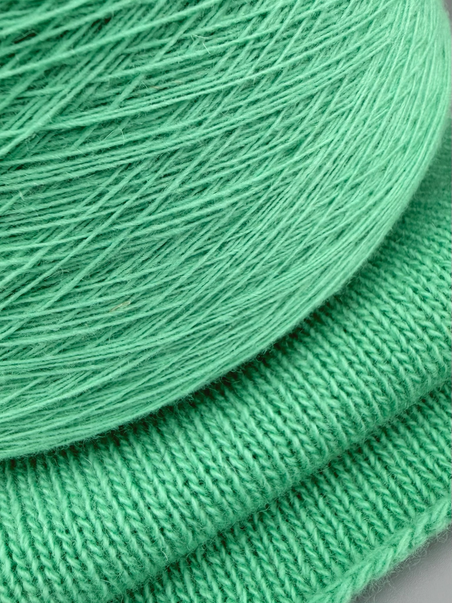 Papi Fabio Dorothy 1/15500 – Fil Mérinos Cachemire Vert frais 9089 photo 2